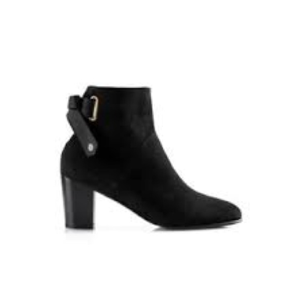 New Fairfax & Favor Black Suede Blair Ankle Boots